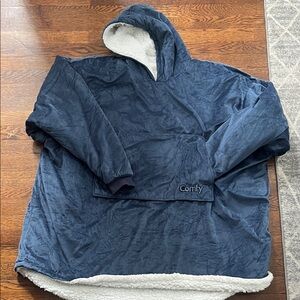 Comfy Navy Blanket Hoodie